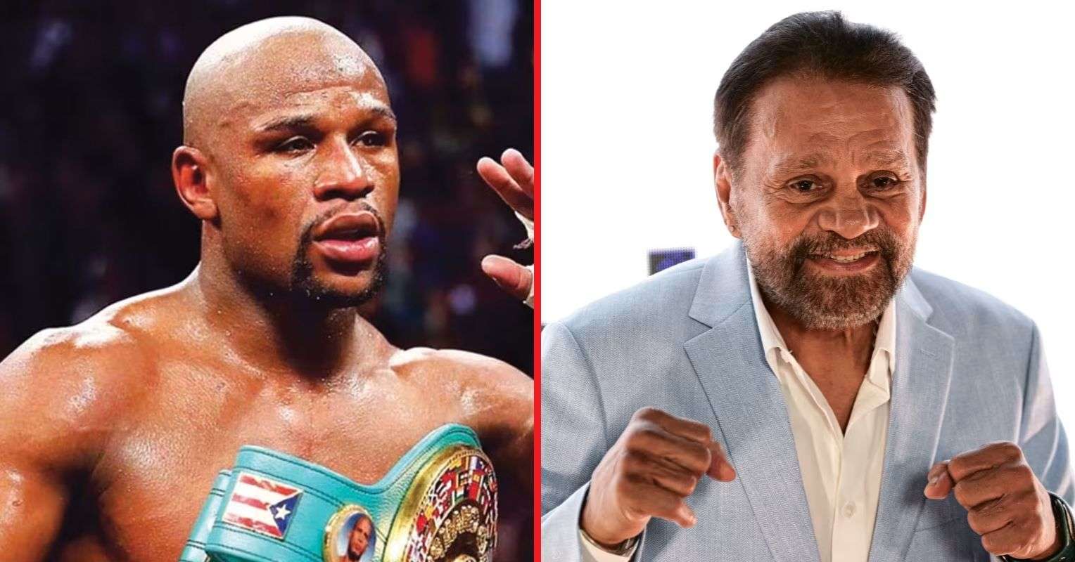Floyd Mayweather and Roberto Duran