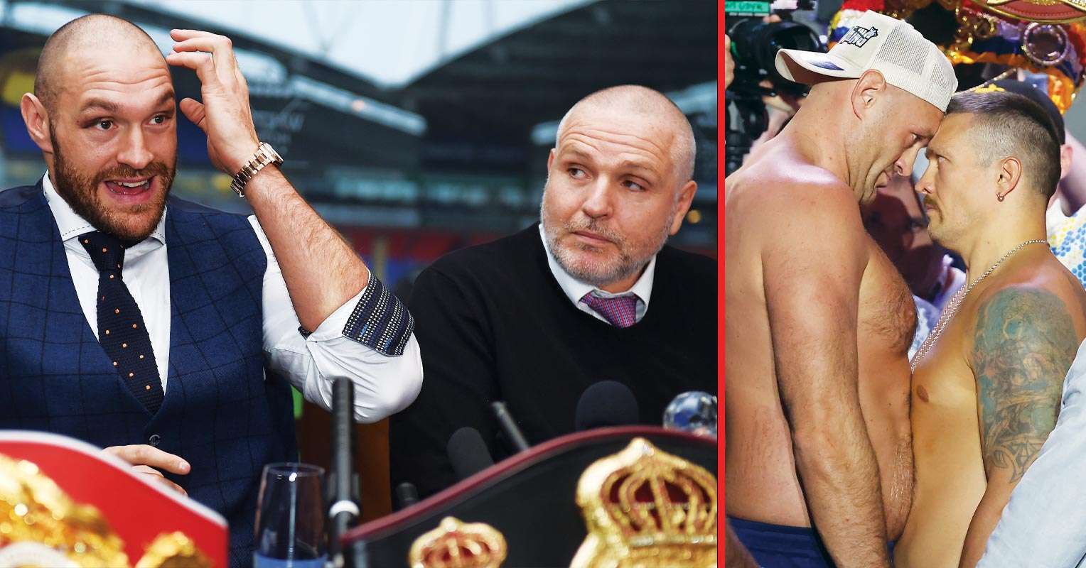 Tyson Fury, Peter Fury and Usyk