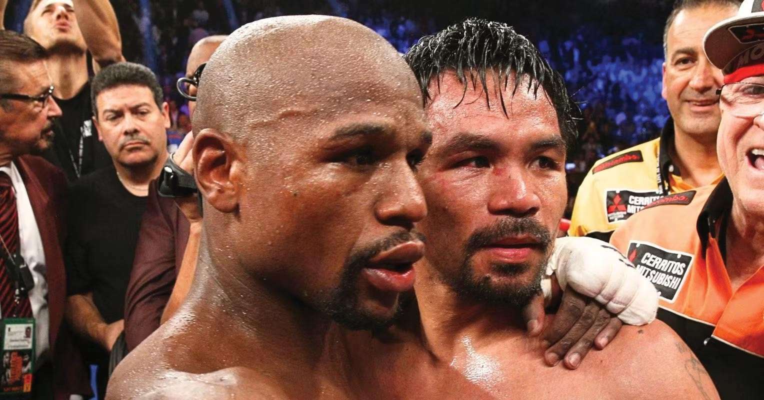 Floyd Mayweather and Manny Pacquiao