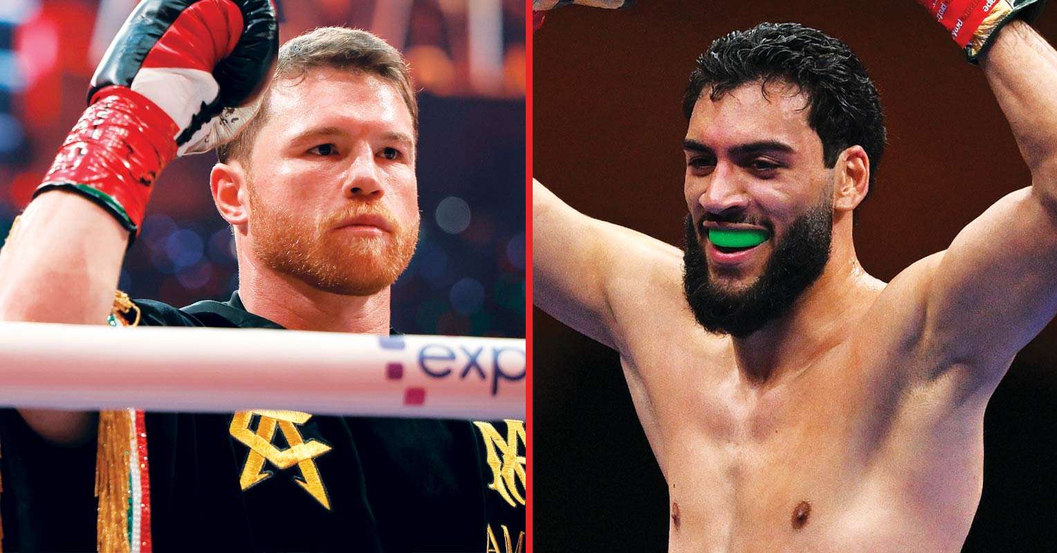 Canelo and Hamzah Sheeraz