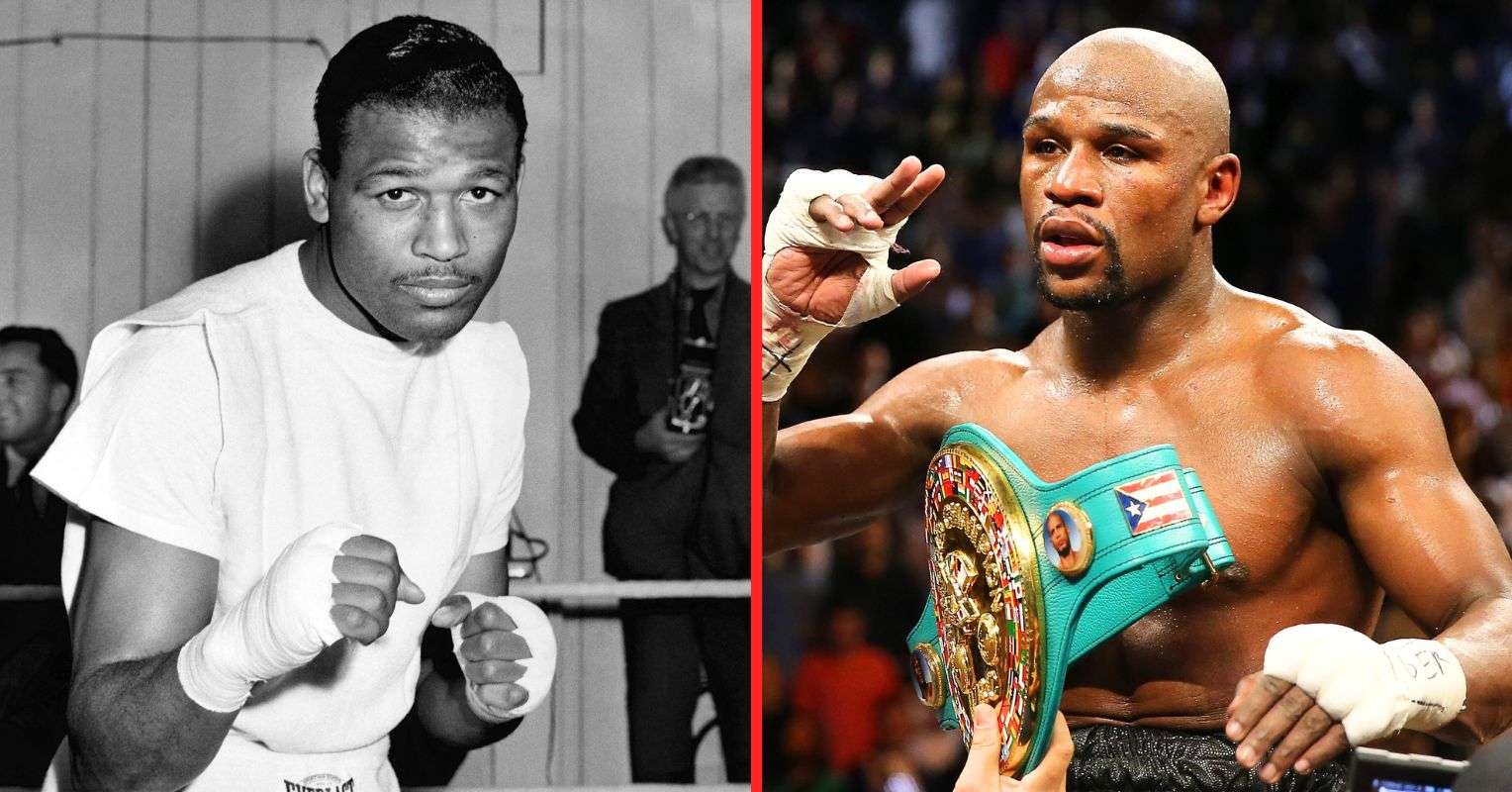 Sugar Ray Robinson and Floyd Mayweather