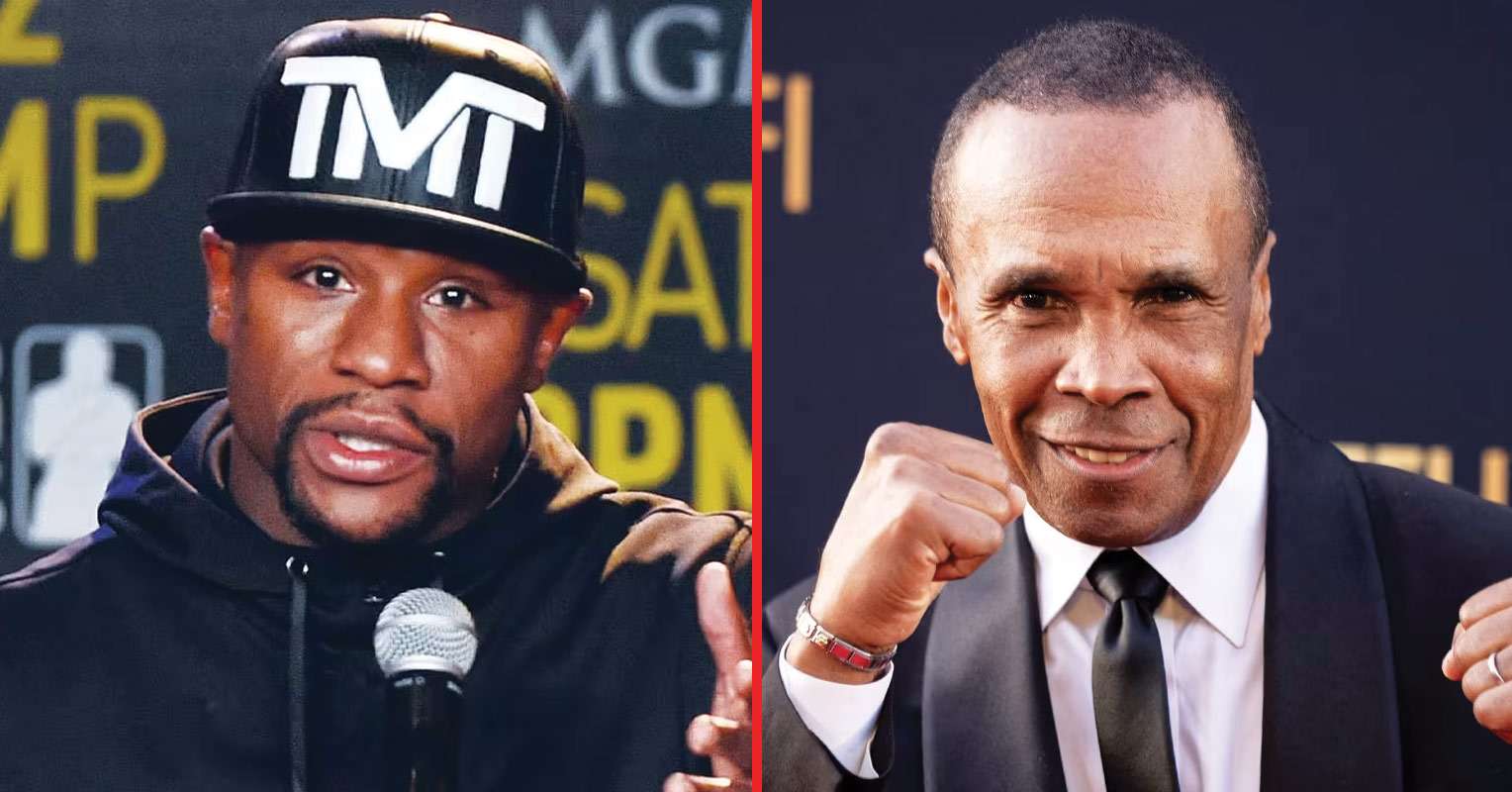 Floyd Mayweather and Sugar Ray Leonard