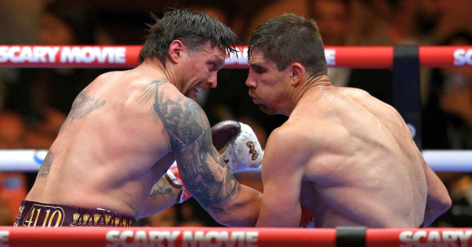 Rico Verhoeven and Oleksandr Usyk