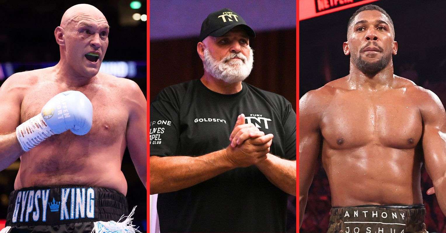 Tyson Fury, John Fury and Anthony Joshua