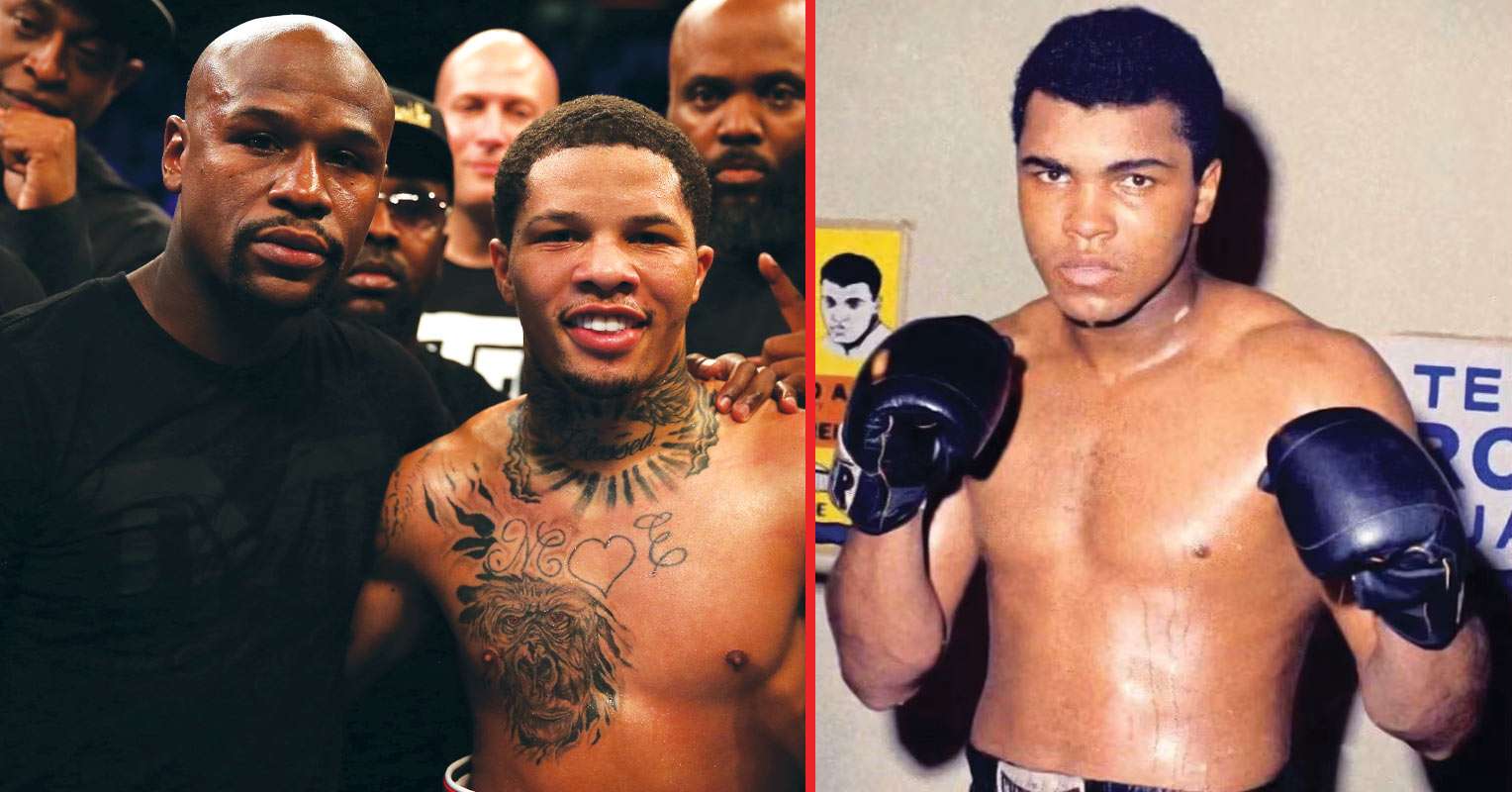 Gervonta Davis, Floyd Mayweather and Muhammad Ali