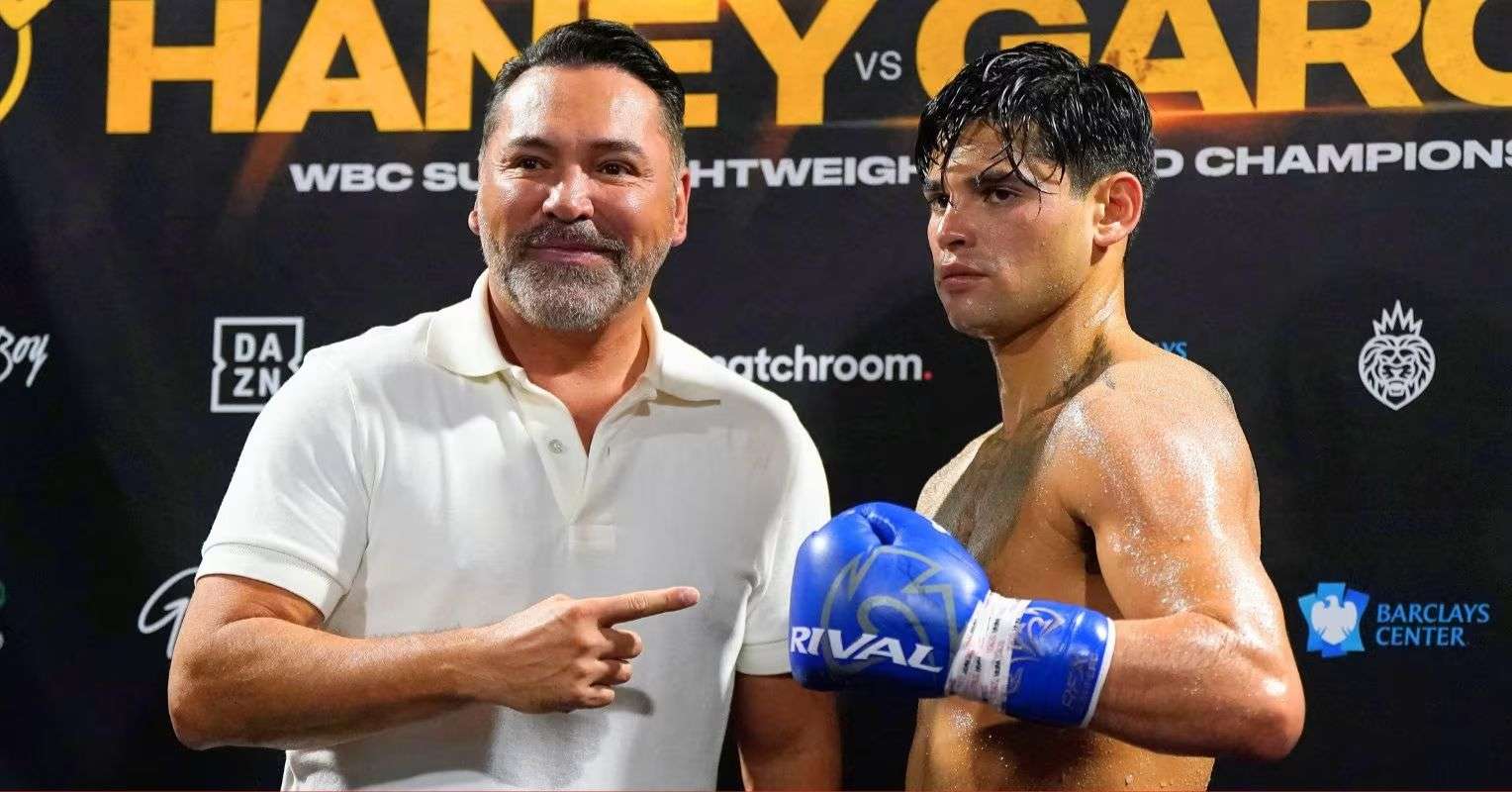 Oscar De La Hoya and Ryan Garcia