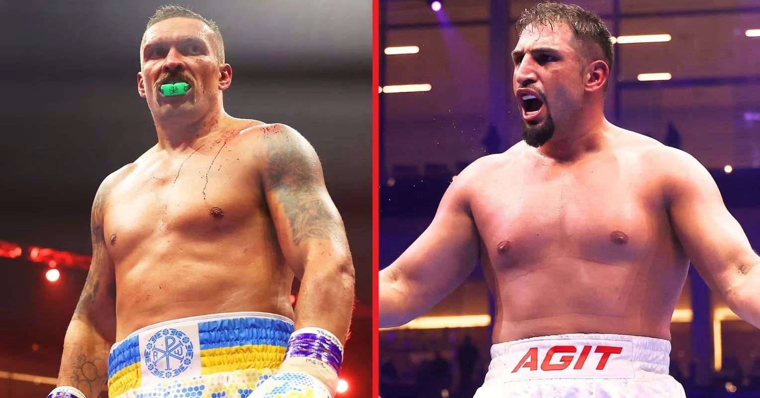 Oleksandr Usyk and Agit Kabayel