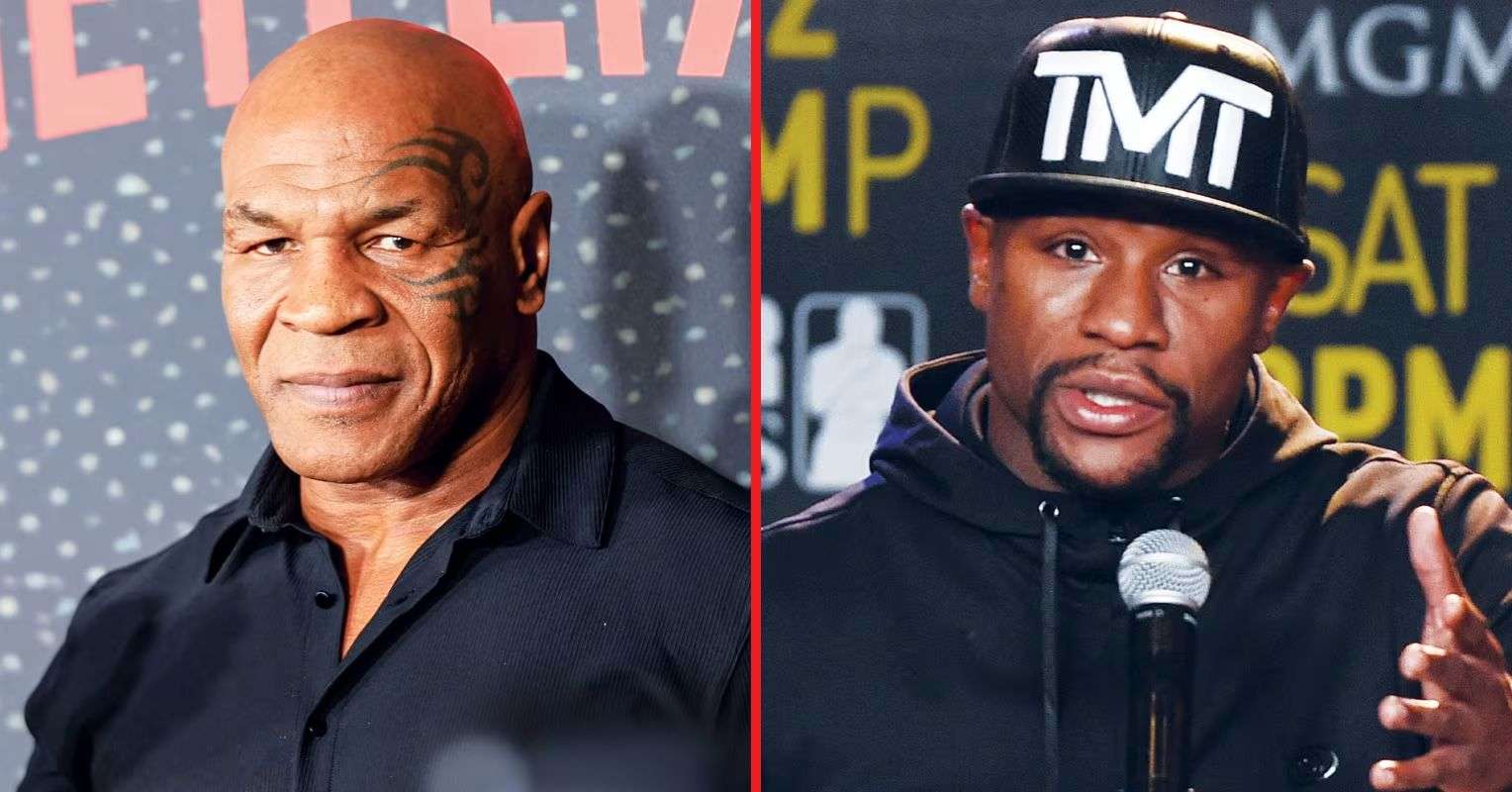 Mike Tyson and Floyd Mayweather