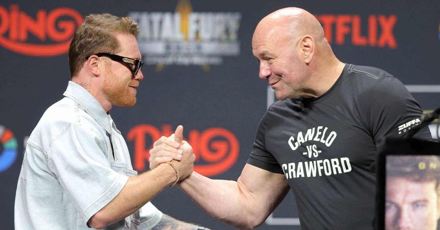 Canelo Alvarez and Dana White