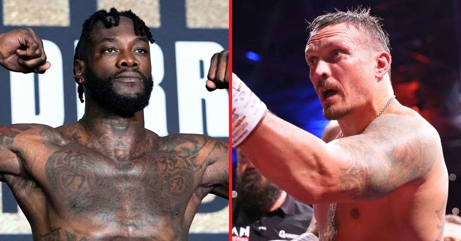Deontay Wilder and Oleksandr Usyk