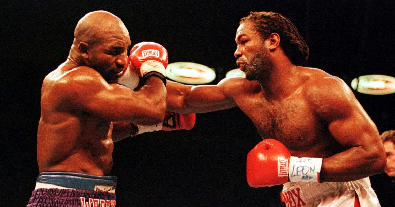 Lennox Lewis and Evander Holyfield
