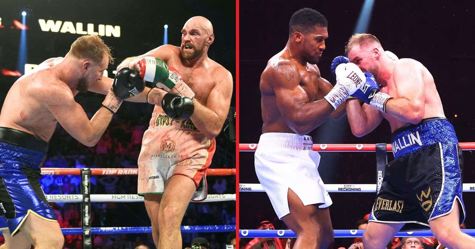 Tyson Fury, Anthony Joshua and Otto Wallin
