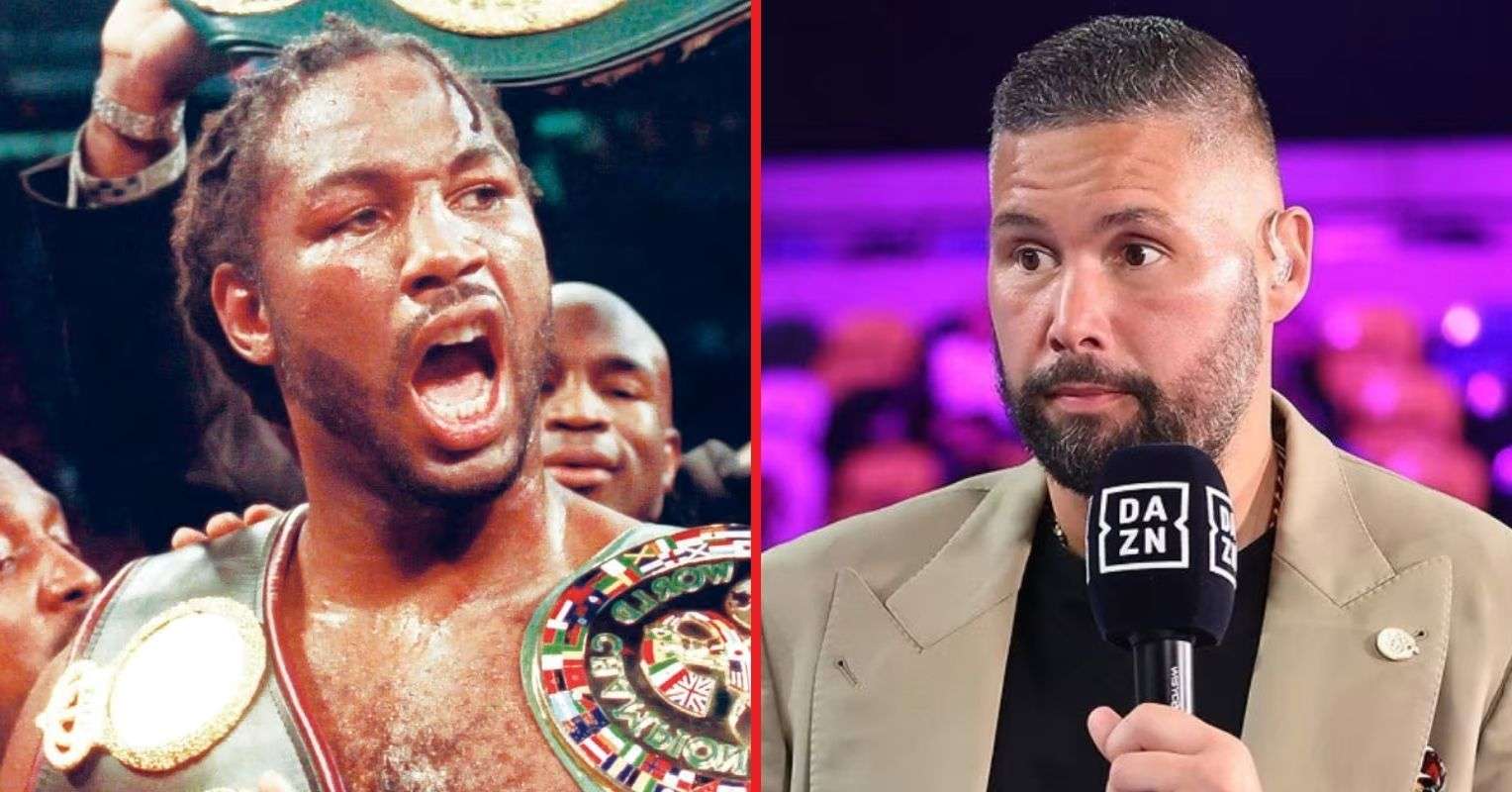 Lennox Lewis and Tony Bellew