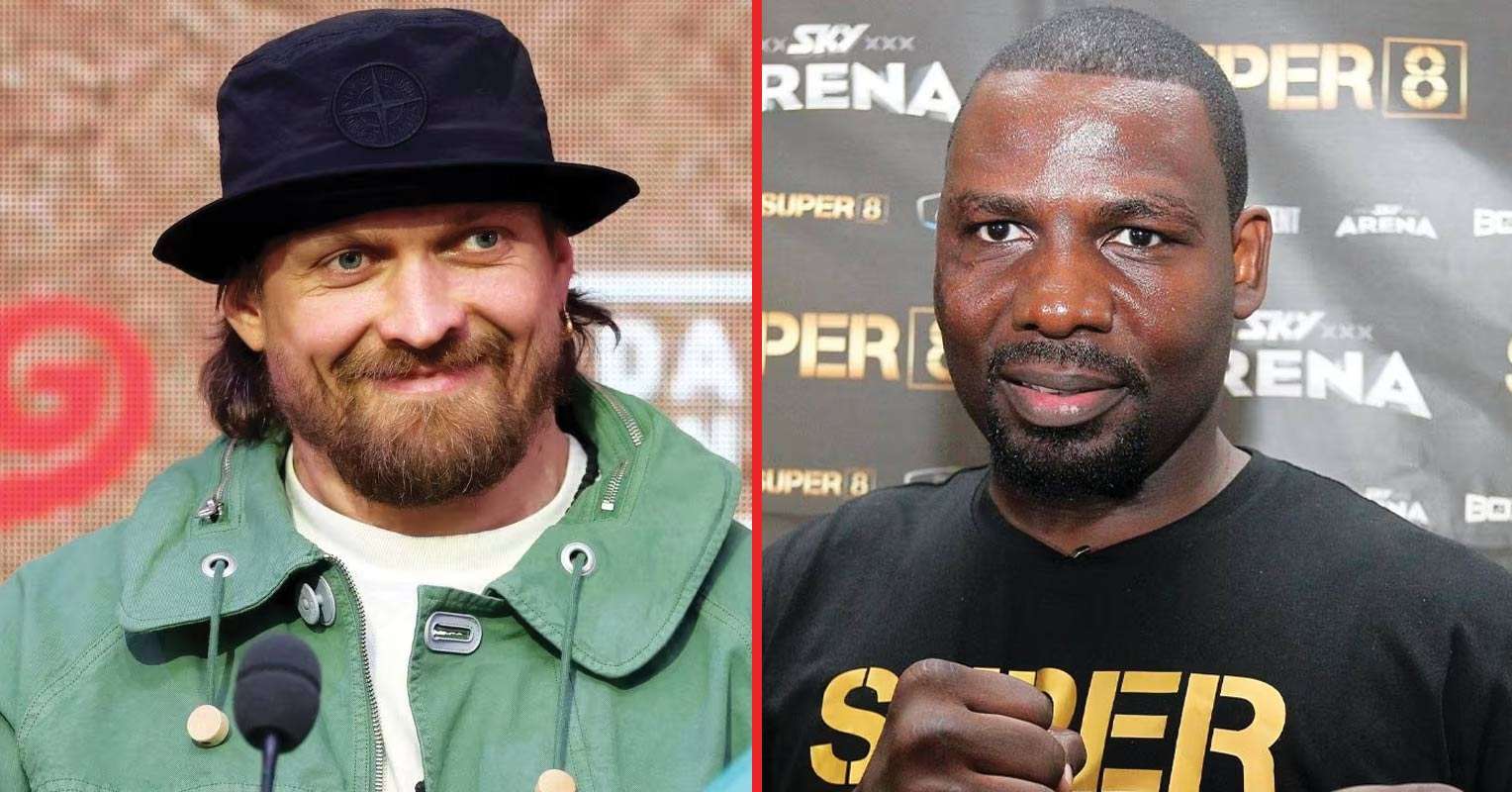 Oleksandr Usyk and Hasim Rahman