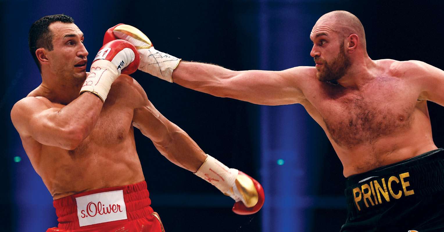 Tyson Fury and Wladimir Klitschko