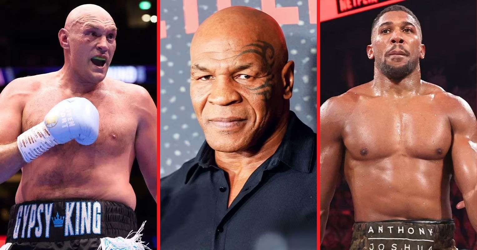 Tyson Fury, Mike Tyson and Anthony Joshua