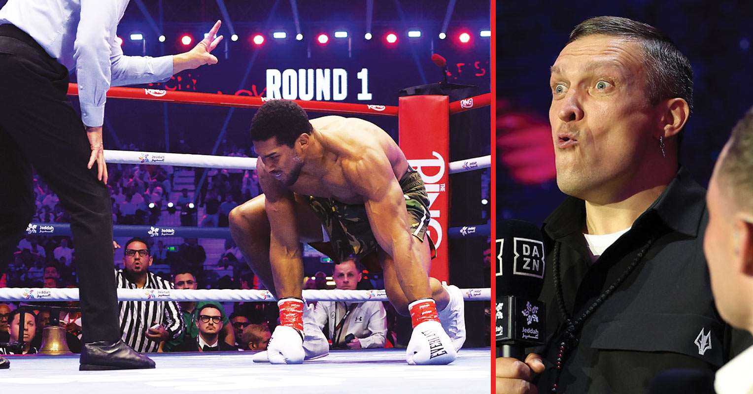 Oleksandr Usyk and Anthony Joshua
