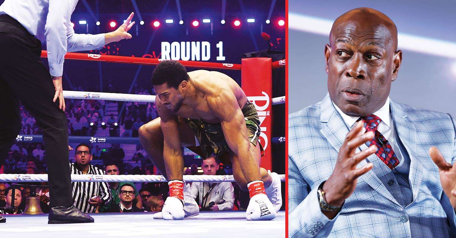 Frank Bruno and Anthony Joshua