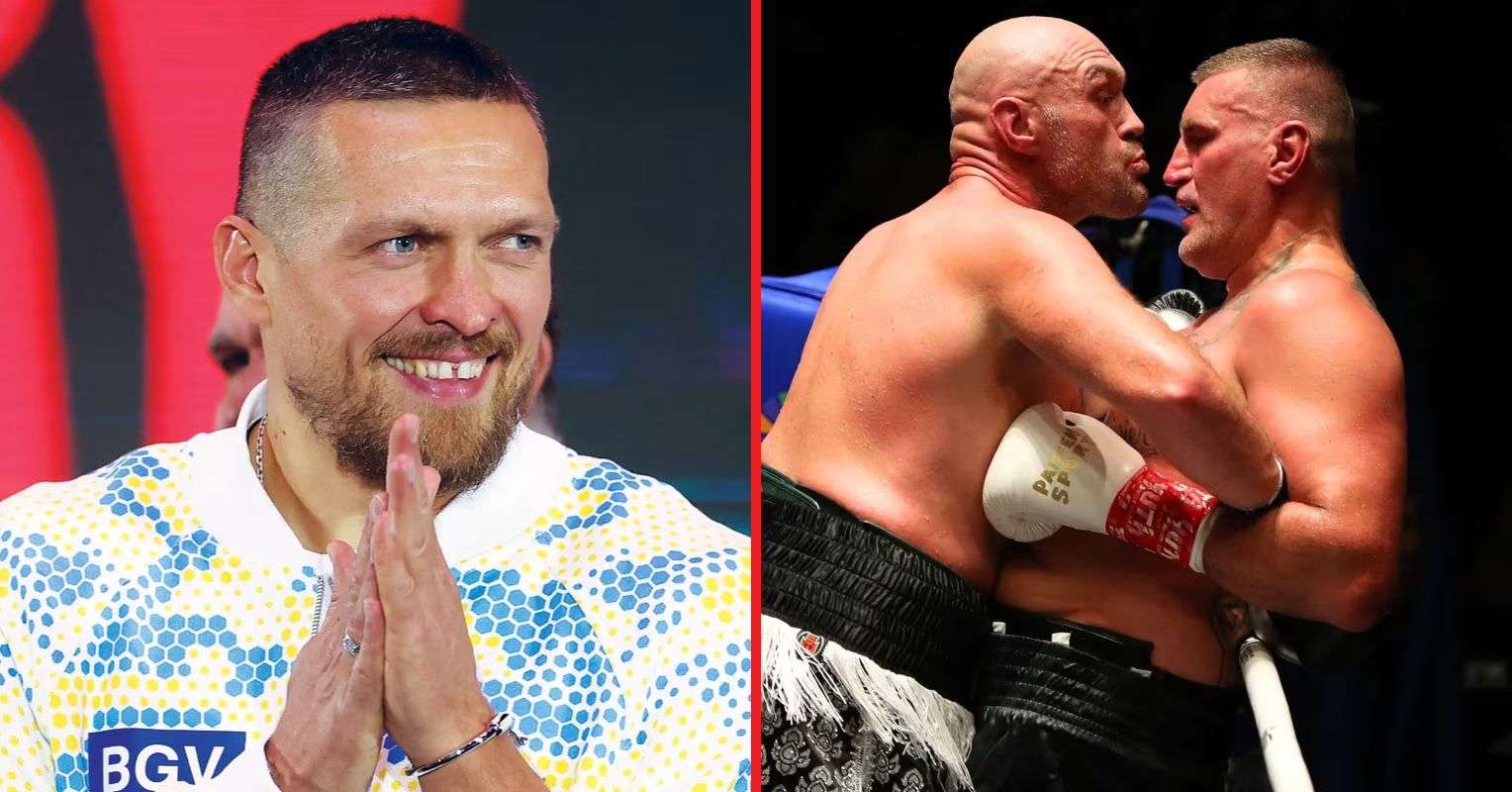 Oleksandr Usyk, Tyson Fury and Mariusz Wach